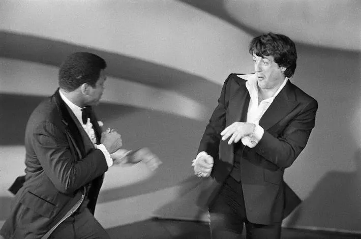 Muhammad Ali vs Sylvester Gardenzio Stallone :-)))