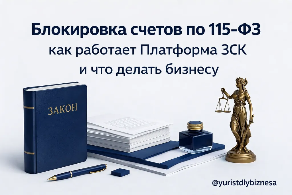 Блокировка счетов по 115-ФЗ, как работает Платформа ЗСК, и что делать бизнесу.