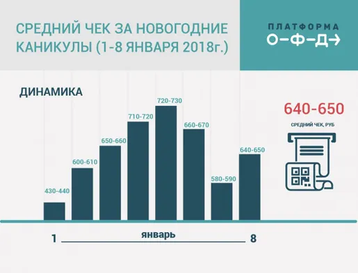 Как менялось потребительское поведение россиян на новогодних каникулах: данные касс