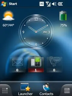 Скриншот приложения Spb Mobile Shell 