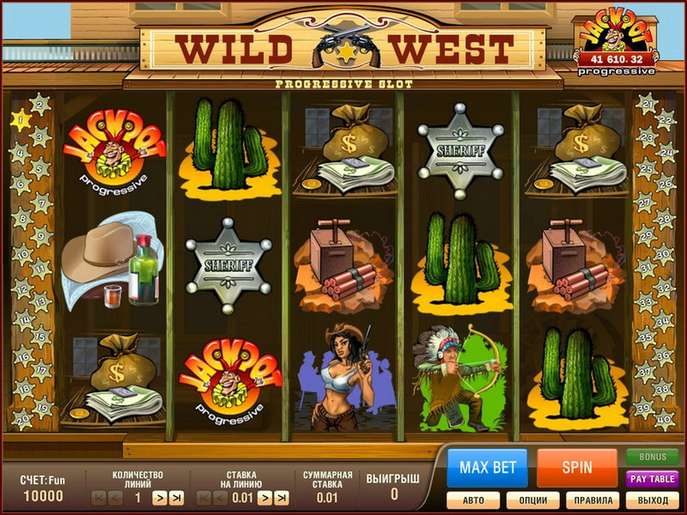 Игровой автомат Wild West на go.money-slotik.com