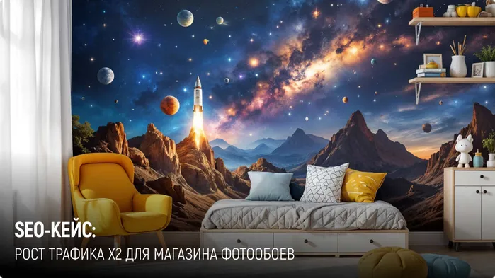 Как мы увеличили SEO-трафик интернет-магазина фотообоев на 124% за 6 месяцев: пошаговый разбор проекта