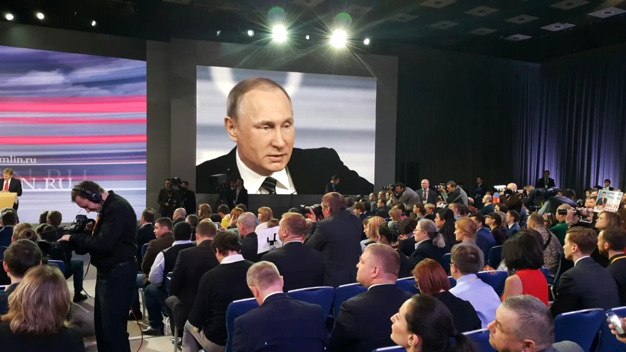 Текстовая трансляция пресс-конференции Президента РФ Владимира Путина  