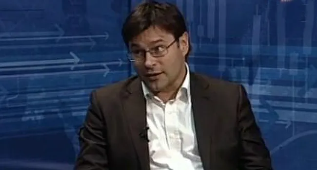 Алексей Мухин, политолог. Кадр телеканала KM.TV