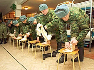 Российская армия и портянки неразделимы