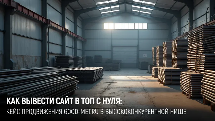 Секреты успешного SEO: поэтапная стратегия вывода good-met.ru в лидеры продаж б/у металла