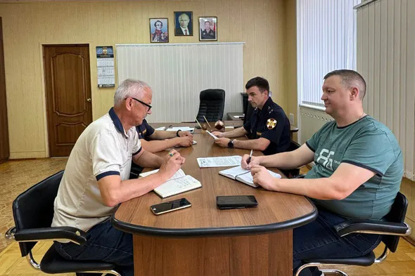 Рабочая встреча начальника Управления вневедомственной охраны по городу Уфа с представителями МУП «Уфаводоканал»