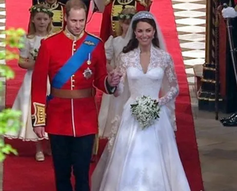 Свадьба британского принца Уильяма и Кейт Миддлтон. Кадр BBC
