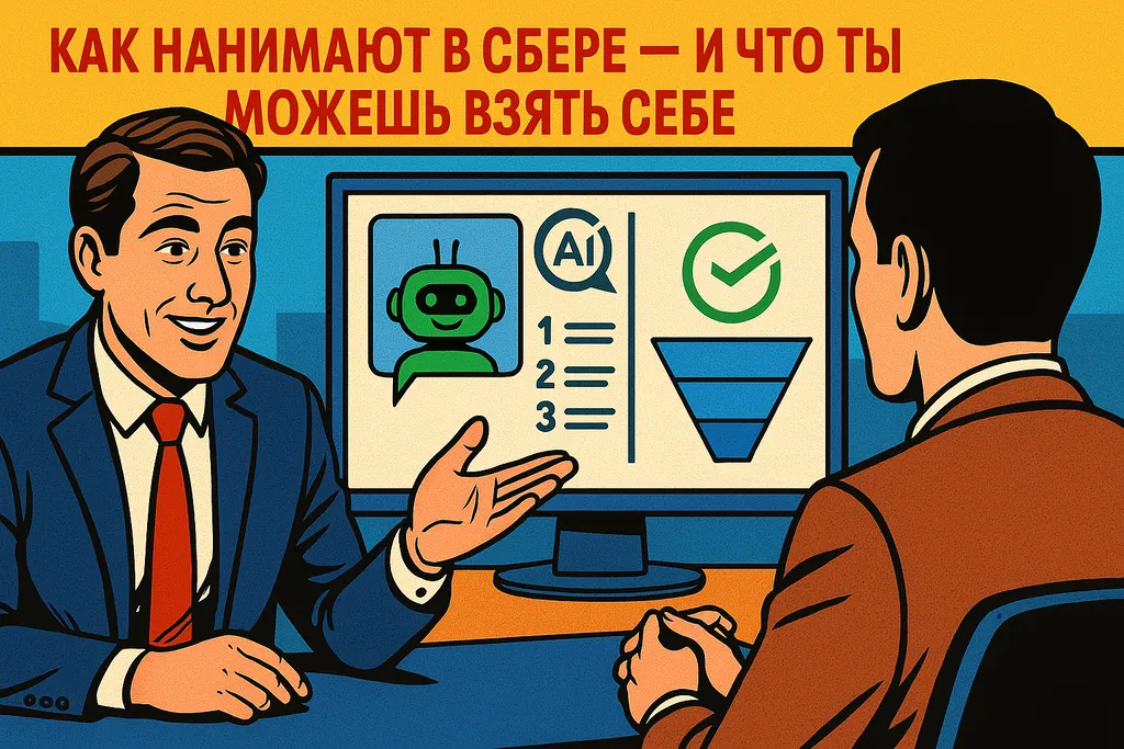 💼 Как нанимают в Сбере — и что из этого ты можешь использовать уже сейчас