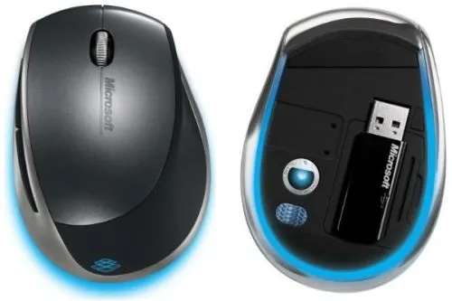 Microsoft выпустит мышку на голубом диоде