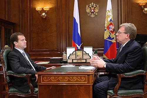 Дмитрий Медведев и Алексей Кудрин. Фото пресс-службы Президента России.
