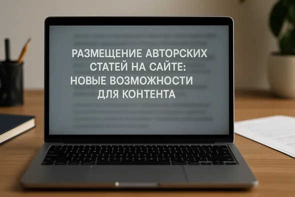Размещение авторских статей на сайте: новые возможности для контента