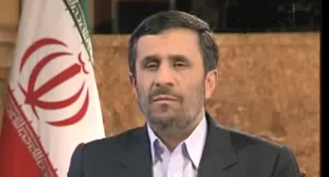 Махмуд Ахмадинежад, президент Ирана. Кадр телеканала "НТВ"