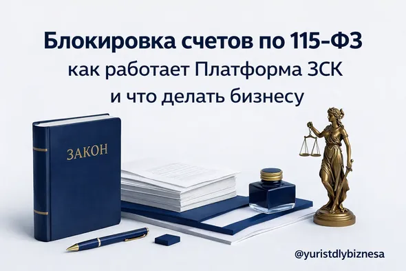 Блокировка счетов по 115-ФЗ, как работает Платформа ЗСК, и что делать бизнесу.
