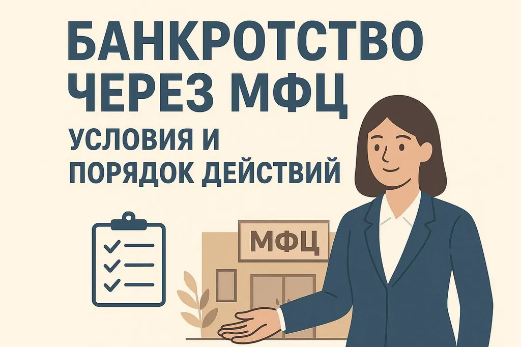 Банкротство через МФЦ: условия и порядок действий