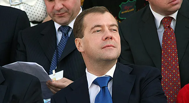 Президент РФ Дмитрий Медведев. Фото Андрея Помидоррова, ИА «Клерк.Ру» 