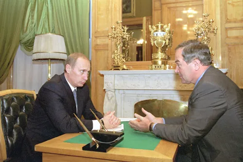 Евгений Наздратенко и Владимир Путин. Фото www.kremlin.ru