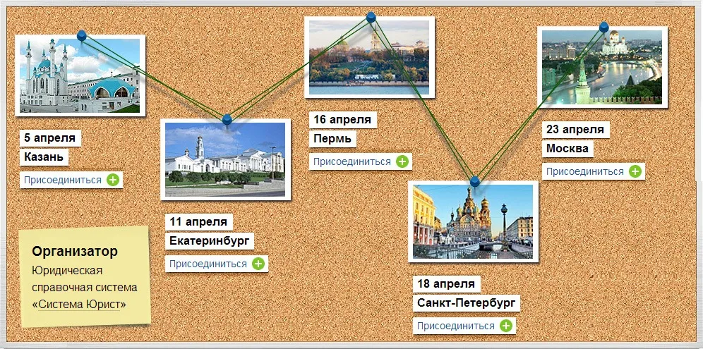 Юридический форум для практиков состоится в 5 городах России