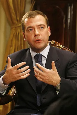 Президент РФ Дмитрий Медведев, фото пресс-службы администрации Президента.