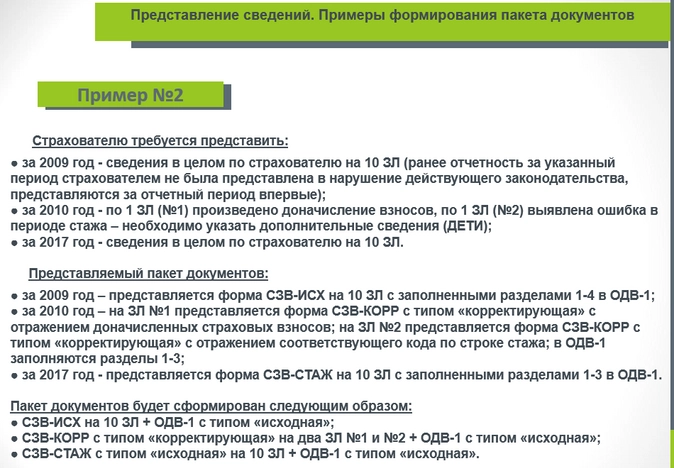 Письмо в пфр о расхождении с рсв и сзв стаж пояснения образец