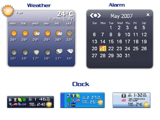 Weather Alarm Clock - "умные" часы для Windows