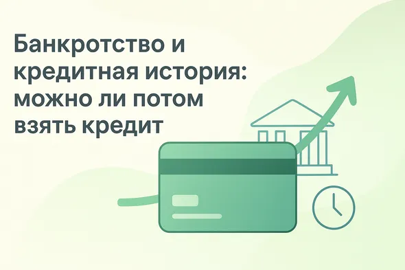 Банкротство и кредитная история: можно ли потом взять кредит