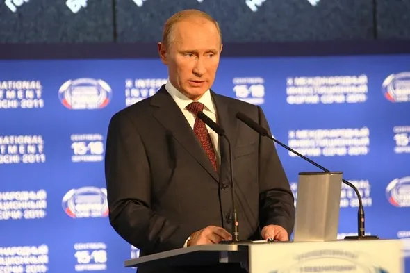 Владимир Путин. Фото Михаила Мордасова, ИА "Клерк.Ру"