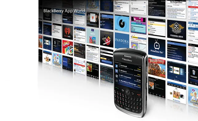 Скриншот сайта Blackberry