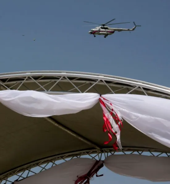 Пояс Богородицы облетит Москву на вертолете