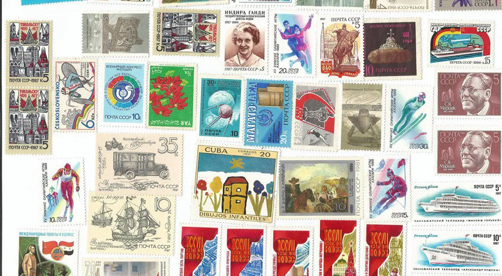 Почтовые марки и роботы