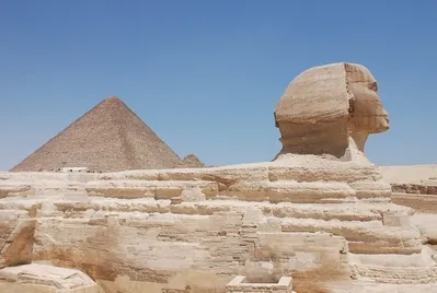 Пирамиды и Сфинкс в Египете. Фото ИА Клерк.Ру