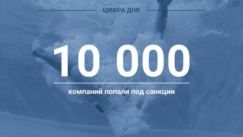 Цифра дня. Сколько компаний уже под санкциями