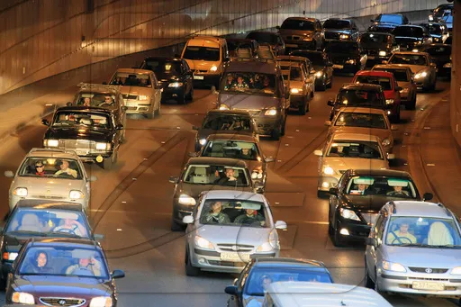 Пробки на дорогах. Фото РИА Новости