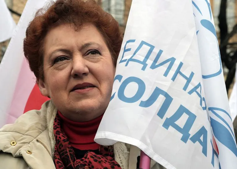 Валентина Мельникова, глава Союза комитетов солдатских матерей 