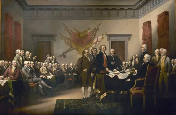 Декларация независимости. Картина американского художника Джона Трамбулла. 