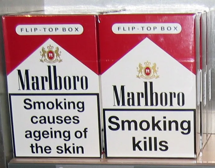 40% площади сигаретной пачки займут предупреждения