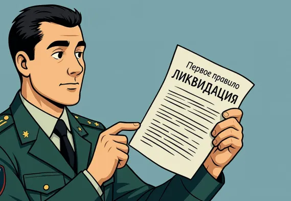 Первое требование при ликвидации