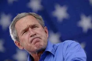 У президента Буша рекордно низкий рейтинг