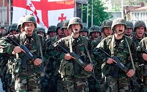 Грузинская армия. Фото Московский комсомолец