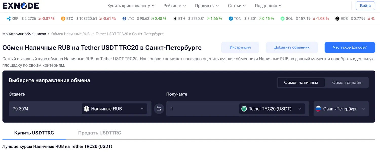 Криптообменник СПб: инструкция, как выбрать надежное место для обмена крипты в 2025