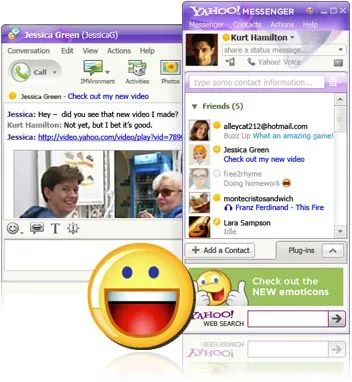 В Yahoo Messenger появилась реклама