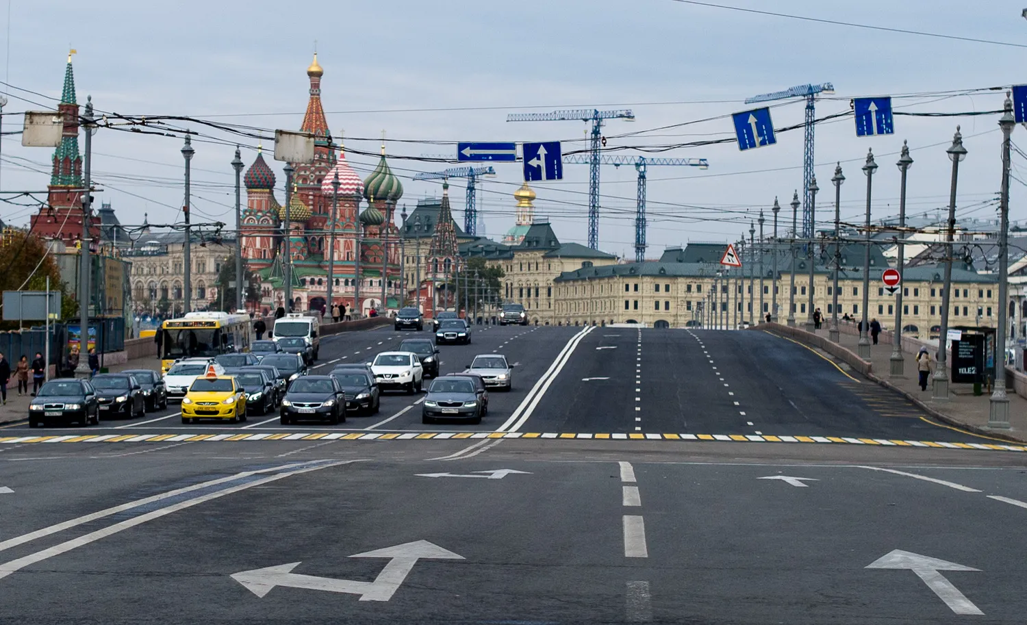 В Москве сократилось число автомобилей
