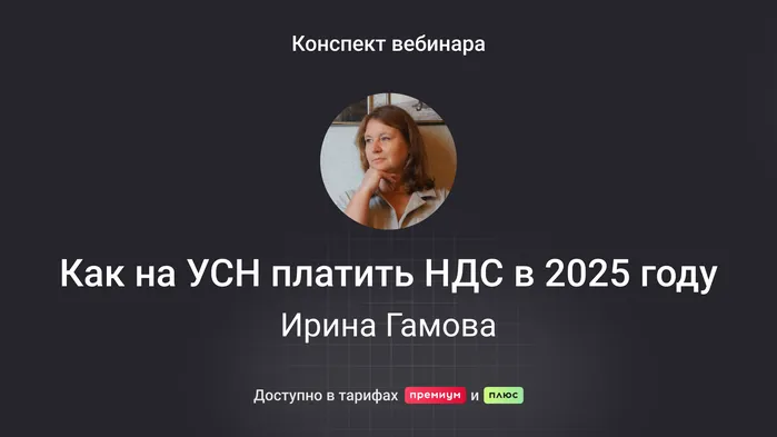 Как на УСН платить НДС в 2025 году: варианты работы. Конспект вебинара с видео и тестированием