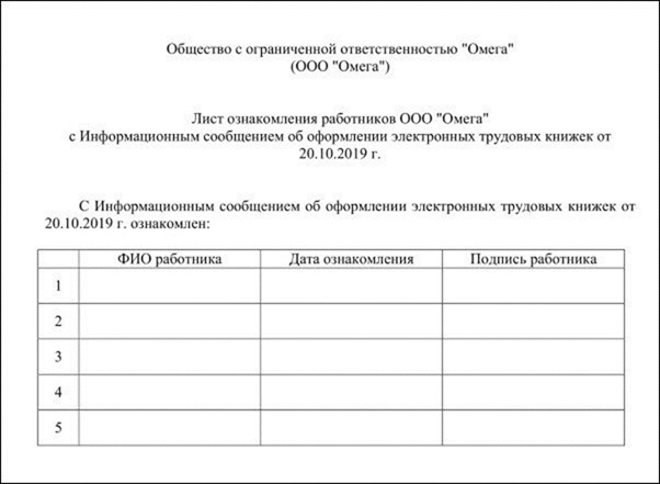 Лист ознакомления с положением об оплате труда образец