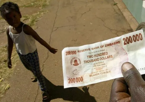 Зимбабве уберёт 10 нулей с доллара