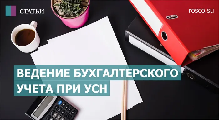 Как вести бухгалтерский учет при УСН