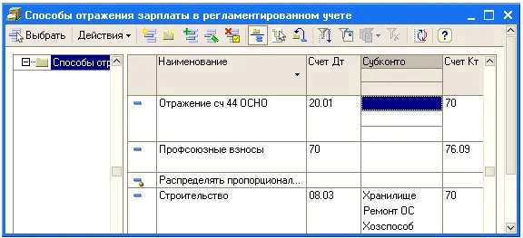 СЧ 44 бухгалтерского учета. Способы отражения информации. Способы учета зарплаты в 1с.