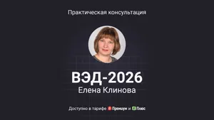ВЭД-2026. Конспект практической консультации с видео