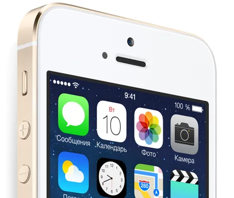 iPhone 5s. Фото с сайта apple.com