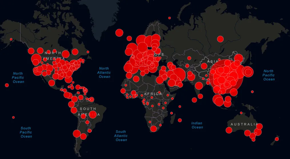Карта распространения коронавируса в россии и мире